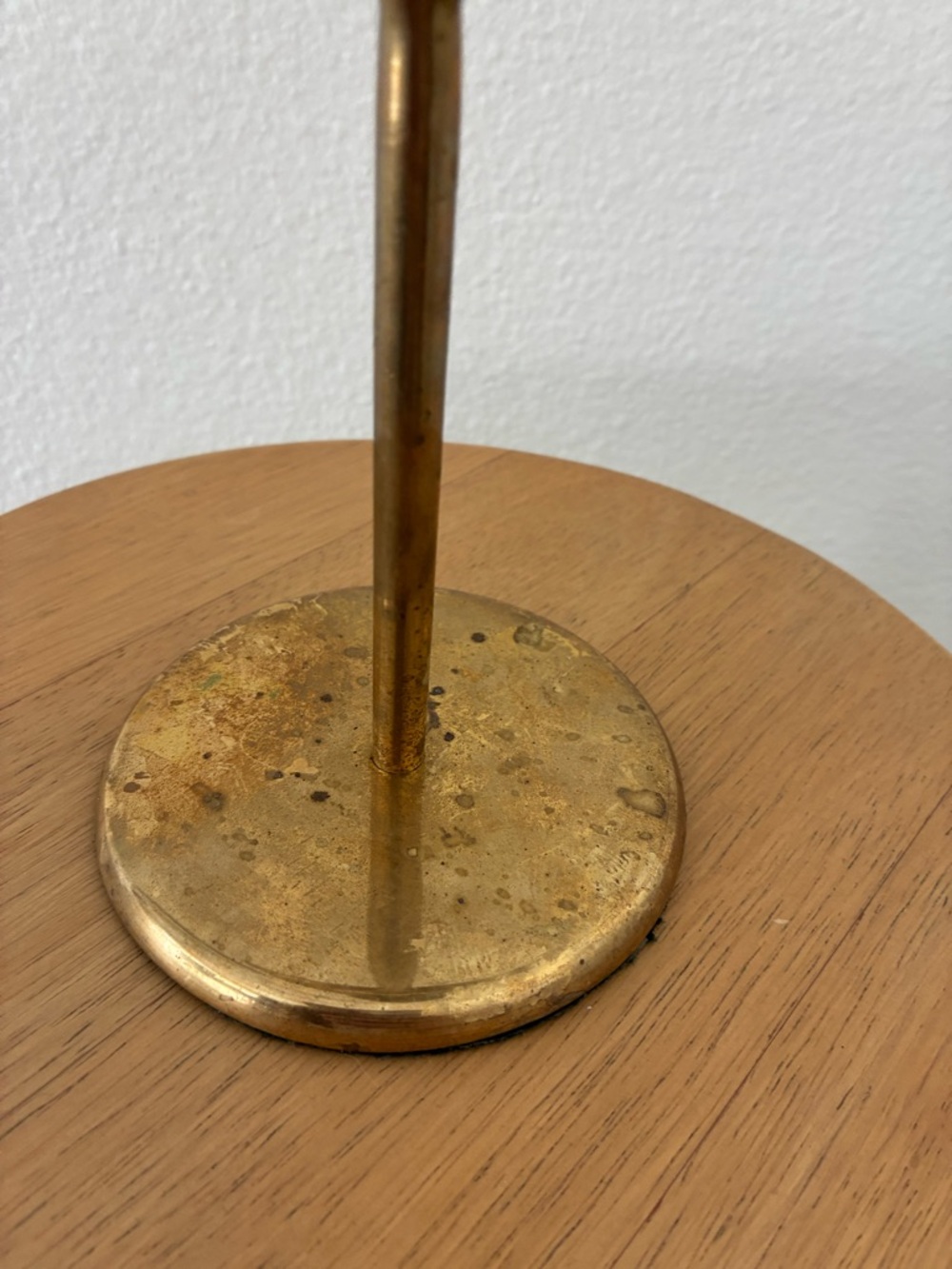 Vintage 90s Pier 1 Tall Celestial Moon Solid Brass Candlestick - Picture 2 of 9
